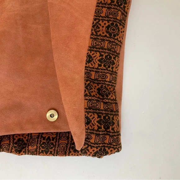 Free People Sundown Aztec Suede Fringe Purse - Picture 14 of 16